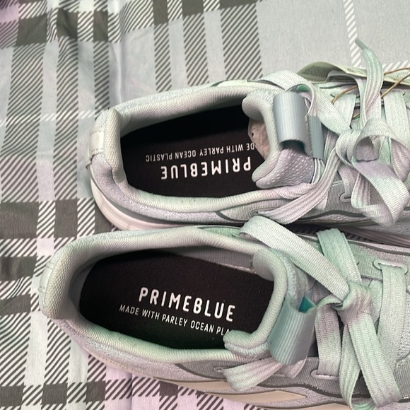 ADIDAS QT RACER SPORT SNEAKERS WOMENS Halo Blue/White/Halo Silver size 10 - Picture 6 of 6